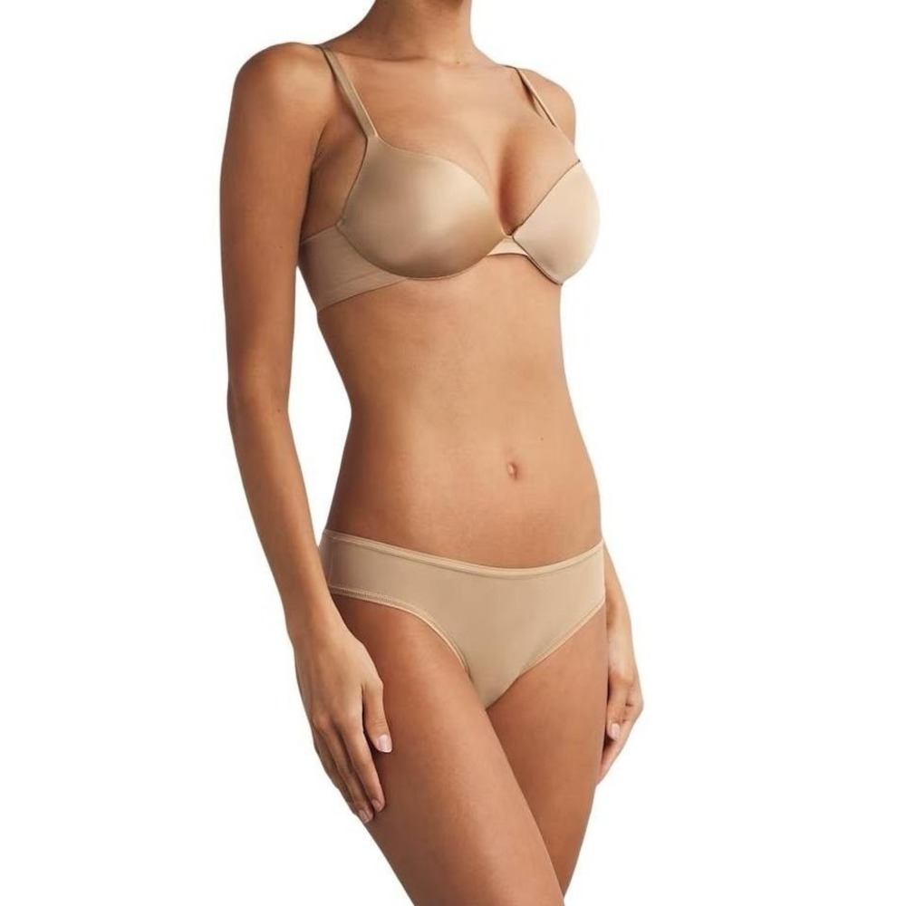 Skims Ultimate Push Up‎ Plunge Bra - NWT - Clay - 32ddd